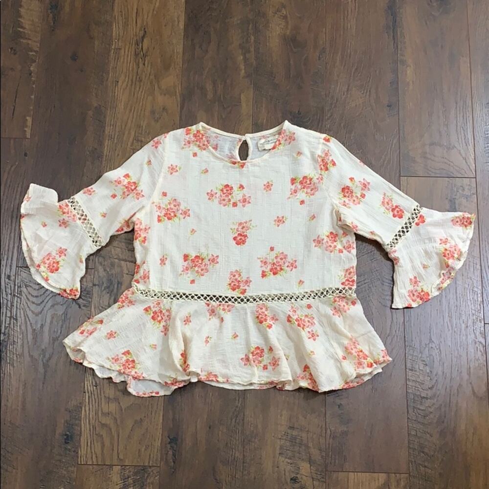 Denim&Supply Ralph Lauren floral bell sleeve top